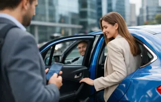 Cum intri pe Blue ridesharing legal și rapid